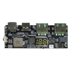 SW6208 2×USB-A 1×USB-C 1×MicroUSB 1×Lightning (25W) плата для Power Bank