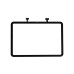 Apple iPad 11 (2025) (A3354, A3355, A3356) сенсор (тачскрин) черный без OCA пленки High Copy