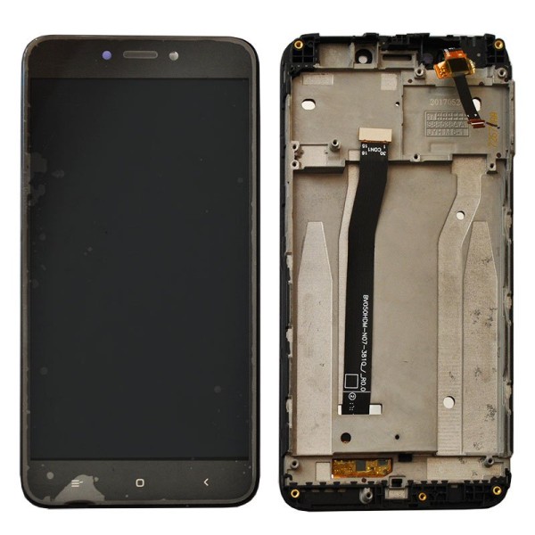 Xiaomi Redmi 4X (MAG138, MAE136) дисплей (экран) и сенсор (тачскрин) черный На рамке