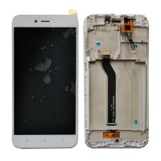 Xiaomi Redmi 5A (MCG3B, MCI3B) дисплей (екран) та сенсор (тачскрін) білий На рамці