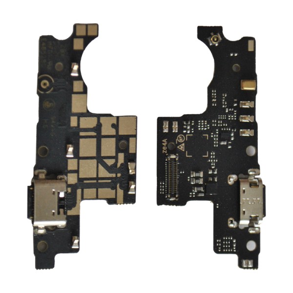 ZTE Blade A71 2021 (A7030) нижняя плата с разъёмом зарядки и микрофоном