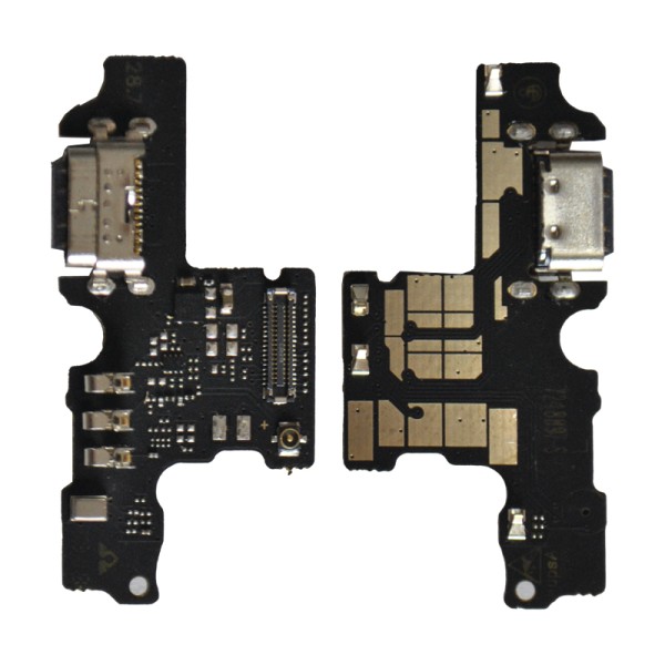 ZTE Blade 20 Smart (V1050) нижня плата з роз'ємом зарядки та мікрофоном