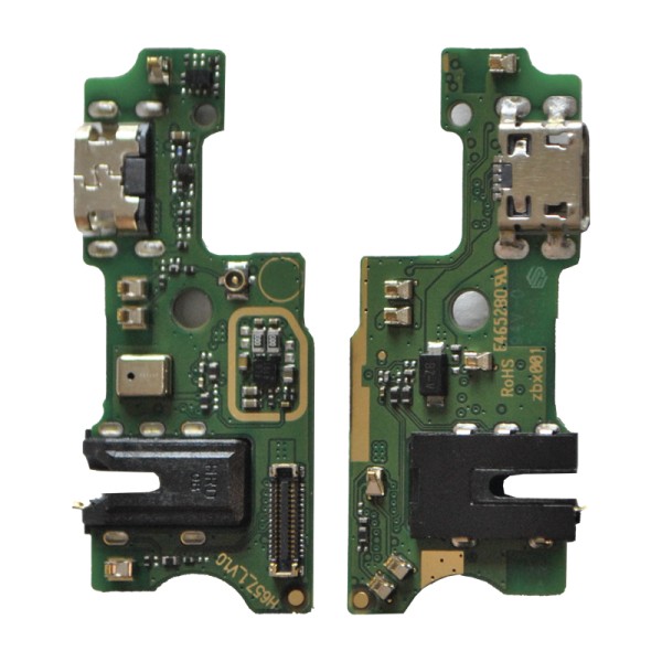 Infinix Hot 10 (X682, X682C, X682B) нижняя плата с разъёмом зарядки, наушников и микрофоном