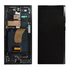 Samsung Galaxy S23 Ultra (SM-S918) дисплей (экран) и сенсор (тачскрин) OLED черная рамка 