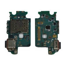 Samsung Galaxy S24 SM-S921 нижняя плата с разъёмом зарядки, микрофоном и SIM-коннектором High Copy