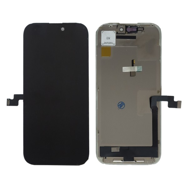 iPhone 16 Pro дисплей (экран) и сенсор (тачскрин) черный Hard OLED GX