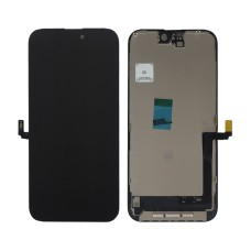 iPhone 16 Plus дисплей (экран) и сенсор (тачскрин) черный GX HARD OLED