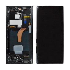 Samsung Galaxy S22 Ultra 5G (SM-S908) дисплей (экран) и сенсор (тачскрин) OLED black рамка