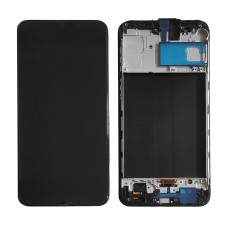 Samsung Galaxy M30 SM-M305 дисплей (экран) и сенсор (тачскрин) OLED на рамке