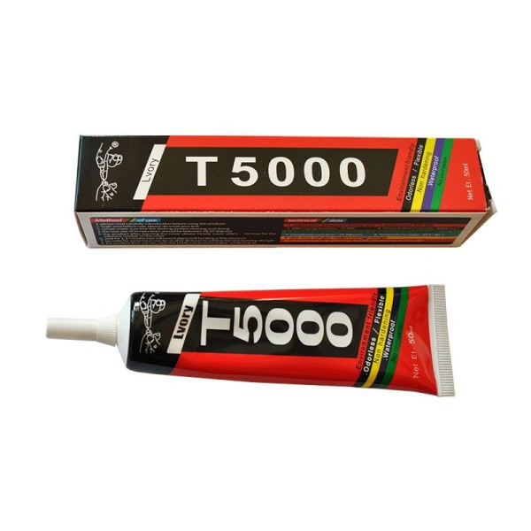 T-5000 клей силіконовий білий (50ml)