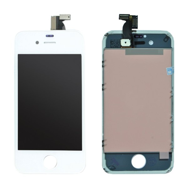 iPhone 4S дисплей (экран) и сенсор (тачскрин) белый AAA 