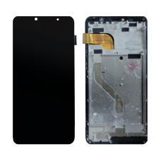 Bravis N1-570 Space дисплей (экран) и сенсор (тачскрин) черный на рамке