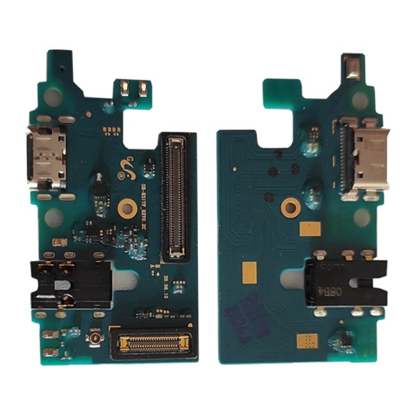 Samsung Galaxy M31s SM-M317 нижняя плата с разъёмом зарядки, наушников и микрофоном Original (PRC)