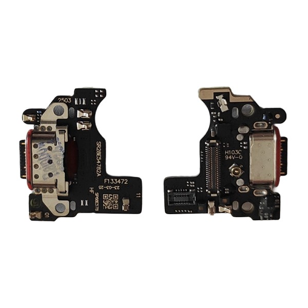 Motorola Edge 60 XT2505-1 нижняя плата с разъёмом зарядки, наушников и микрофоном Original (PRC)