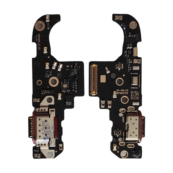 Motorola G75 XT2437 нижняя плата с разъёмом зарядки, наушников и микрофоном Original (PRC)