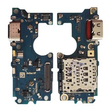 Motorola G85 XT2427 нижняя плата с разъёмом зарядки, наушников и микрофоном Original (PRC)