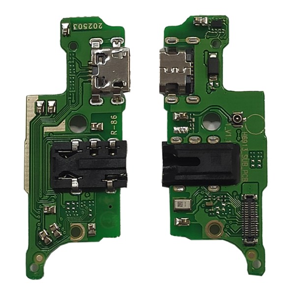 Infinix Hot 11 X662 нижняя плата с разъёмом зарядки и микрофоном