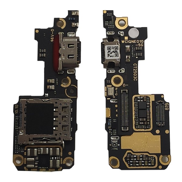 Vivo iQOO Neo 10 нижняя плата с разъёмом зарядки и микрофоном