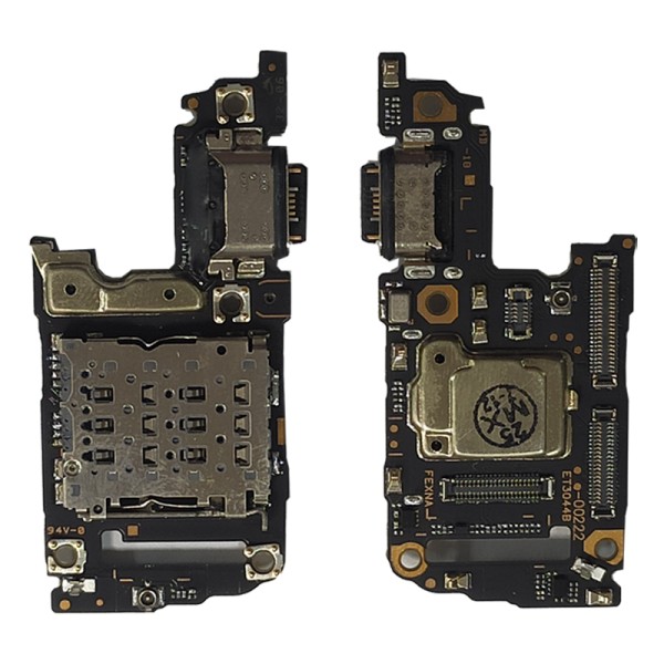 Vivo V21 5G V2050, V2066, V2108 нижняя плата с разъёмом зарядки и микрофоном