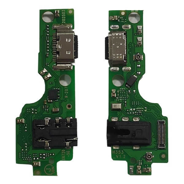 Tecno Spark 30 5G KL8 нижняя плата с разъёмом зарядки и микрофоном