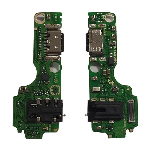 Tecno Spark 30C KL5n нижняя плата с разъёмом зарядки и микрофоном