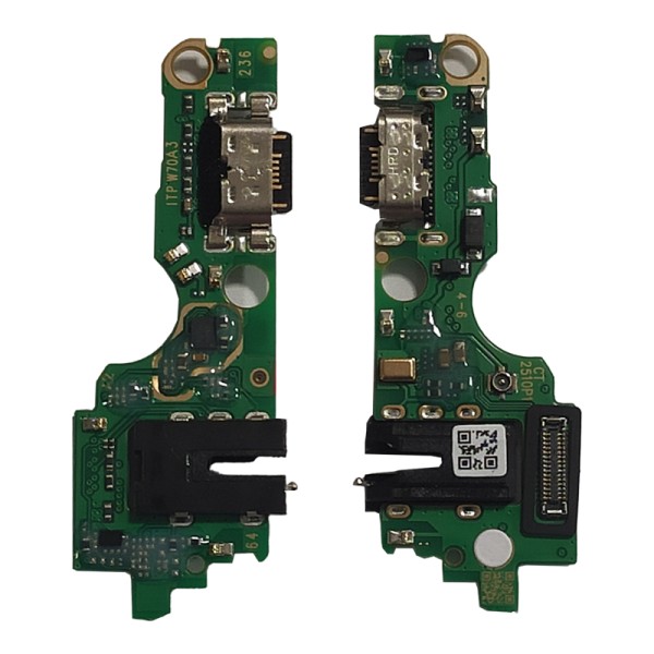 Tecno Spark 40 KM5n нижняя плата с разъёмом зарядки и микрофоном