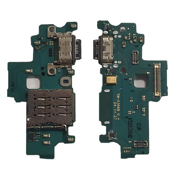 Samsung Galaxy A36 5G SM-A366 нижняя плата с разъёмом зарядки и микрофоном Original