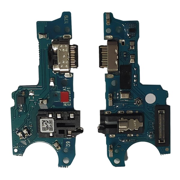 Samsung Galaxy A03s SM-A037 нижняя плата с разъёмом зарядки и микрофоном