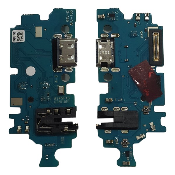 Samsung Galaxy A24 SM-A245 нижняя плата с разъёмом зарядки, наушников и микрофоном