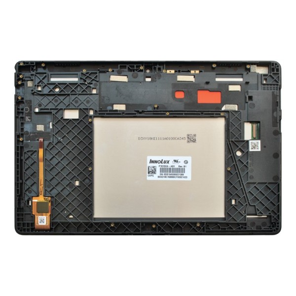 Lenovo Tab M10 HD TB-X505 на рамке дисплей (экран) и сенсор (тачскрин) черный 