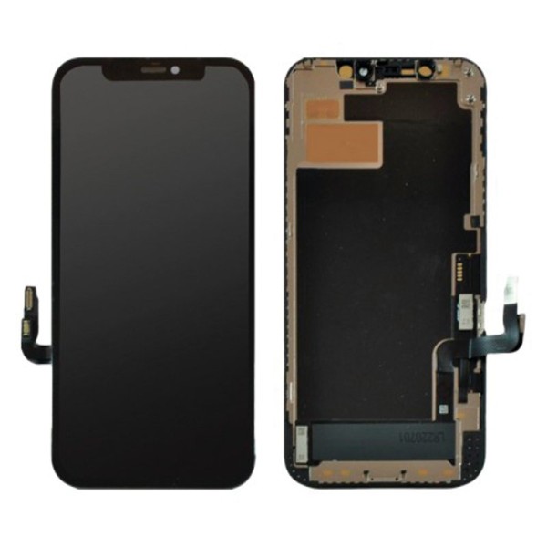 iPhone 12 Pro дисплей (экран) и сенсор (тачскрин) черный TFT 
