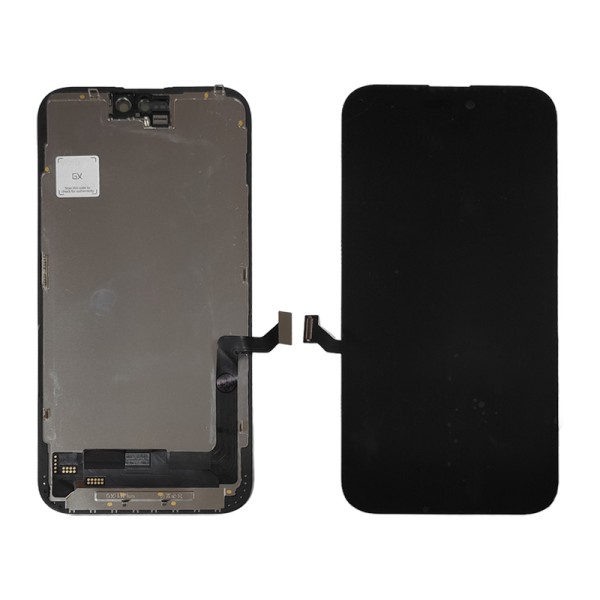 iPhone 15 Plus дисплей (экран) и сенсор (тачскрин) черный GX HARD OLED
