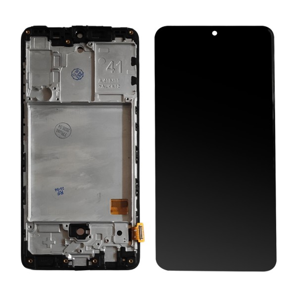 Samsung Galaxy A41 SM-A415 дисплей (экран) и сенсор (тачскрин) OLED на рамке