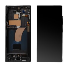 Samsung Galaxy S23 Ultra SM-S918 дисплей (экран) и сенсор (тачскрин) OLED Phantom black рамка