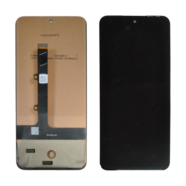Tecno Spark 30 Pro (KL7) дисплей (екран) та сенсор (тачскрін) TFT Tecno Spark 30 Pro (KL7) дисплей (екран) та сенсор (тачскрін) TFT