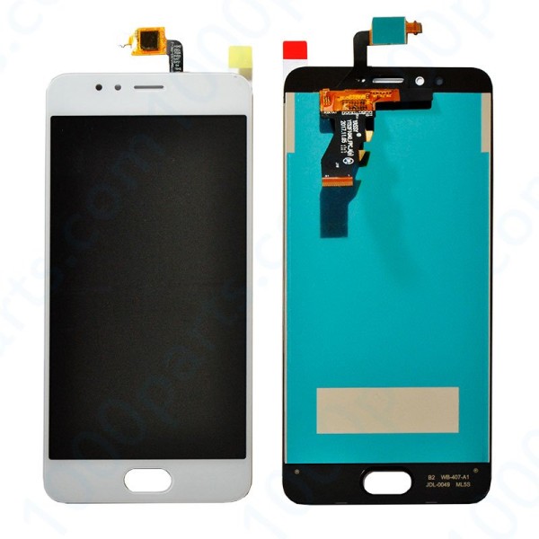 Meizu M5S (M612H) дисплей (екран) та сенсор (тачскрін) білий 