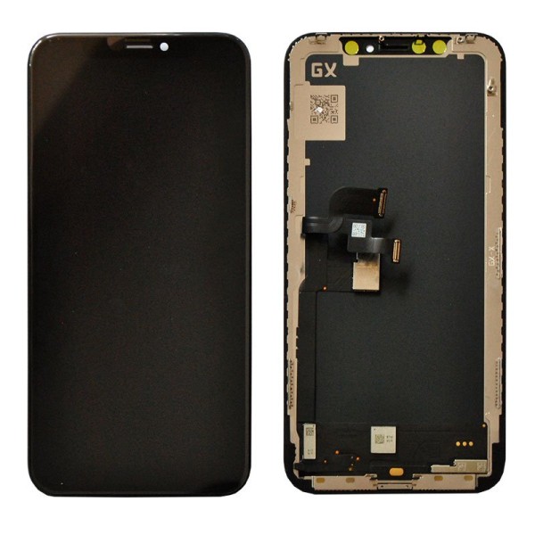 iPhone X дисплей (екран) та сенсор (тачскрін) чорний Hard OLED GX 