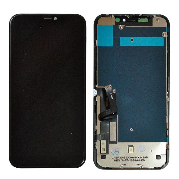 iPhone 11 дисплей (экран) и сенсор (тачскрин) черный Hard OLED ZY 