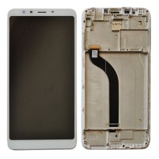 Xiaomi Redmi 5 (MDG1, MDI1) дисплей (екран) та сенсор (тачскрін) білий На рамці