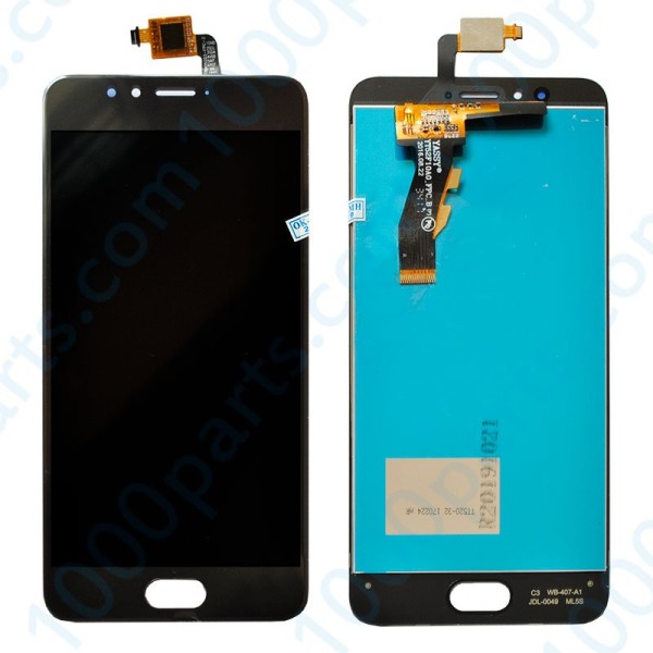 Meizu M5S (M612H) дисплей (экран) и сенсор (тачскрин) черный 