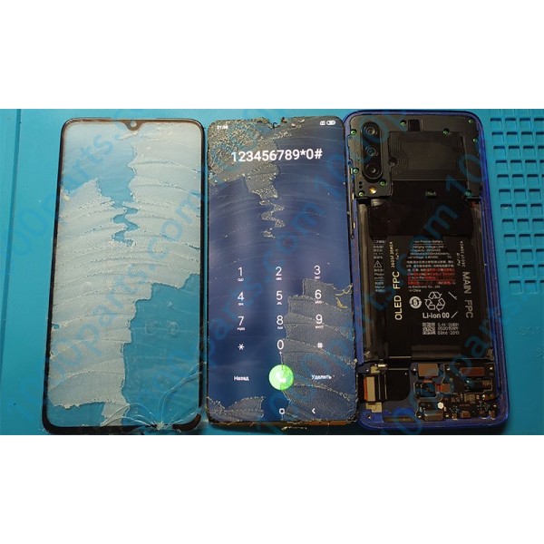 Замена стекла для ремонта Xiaomi Mi 9 Lite