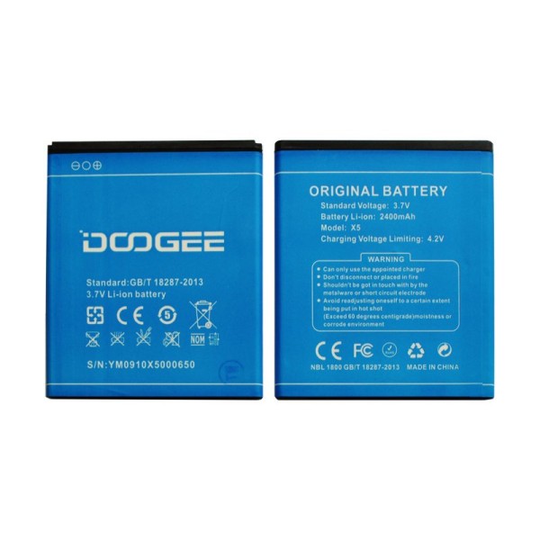 Doogee X5 аккумулятор (батарея) для мобильного телефона