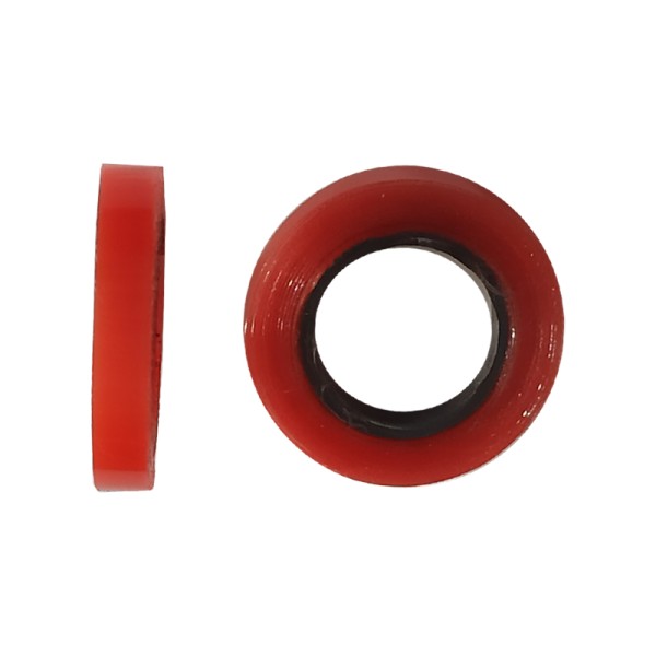 Красный двусторонний силиконовый скотч, ширина 4 мм, длина 0.5 м