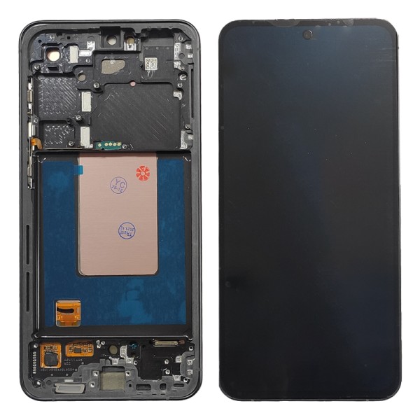 Samsung Galaxy S24 FE SM-S721 GH82-35850A дисплей (экран) и сенсор (тачскрин) Amoled на рамке