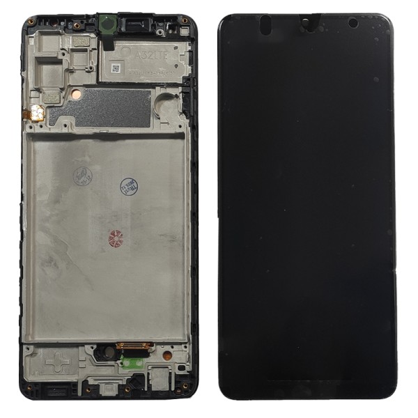 Samsung Galaxy A32 4G SM-A325 GH82-25579A дисплей (экран) и сенсор (тачскрин) Amoled на рамке