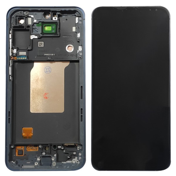 Samsung Galaxy A55 SM-A556 GH82-34305A дисплей (экран) и сенсор (тачскрин) Amoled на рамке Navy