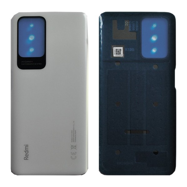 Xiaomi Redmi 10 2022 NFC (21121119SG, 22011119UY, 21121119VL) задняя крышка корпуса White 