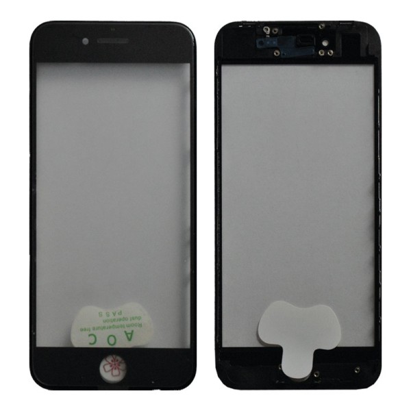 iPhone SE (2nd Gen) скло для ремонту з OCA плівкою та рамкою