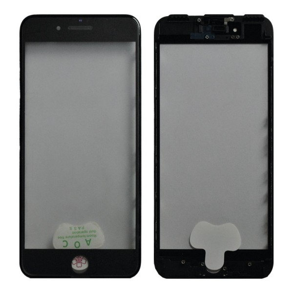 iPhone 7 Plus стекло для ремонта с OCA пленкой и рамкой