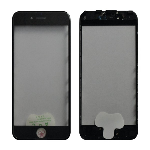 iPhone 6S стекло для ремонта с OCA пленкой и рамкой
